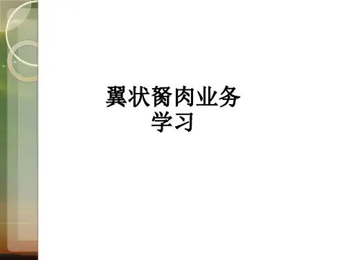 翼状胬肉业务学习ppt课件