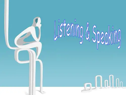 新人教版必修五Unit1 Listening and speaking课件