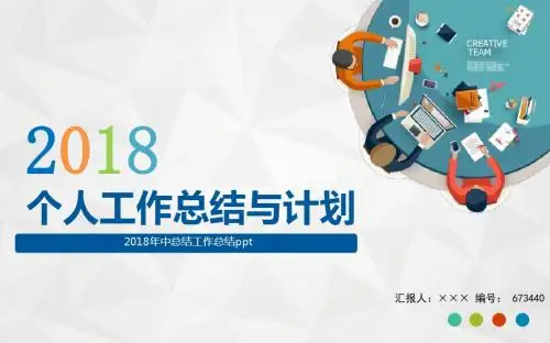 2018年中总结工作总结ppt