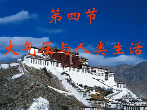 2课件324 大气压与人类生活