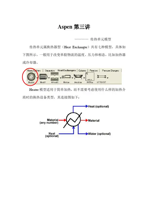 Aspen第三讲要点