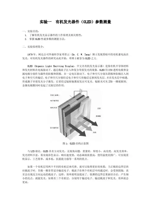 光电显示技术实验讲义