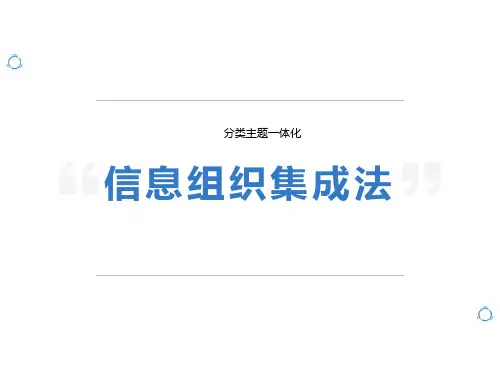 图书馆学信息组织集成法