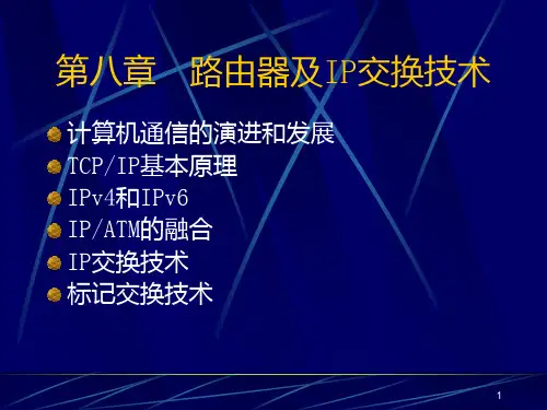 8 路由器及IP交换技术PPT课件