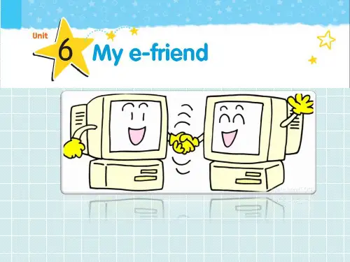 五年级上册英语课件-Unit 6《My e-friend》｜译林版(三起) (共31张PPT)
