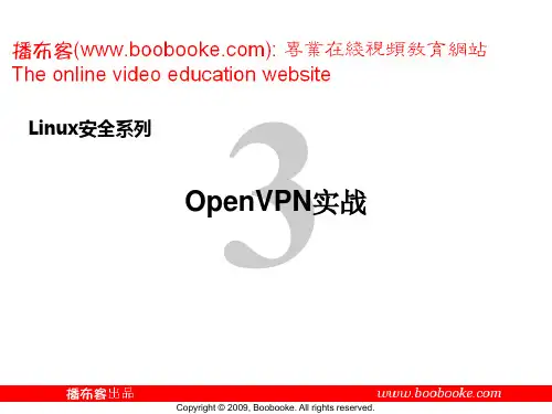 OPENVPN搭建和配置(全)_精选