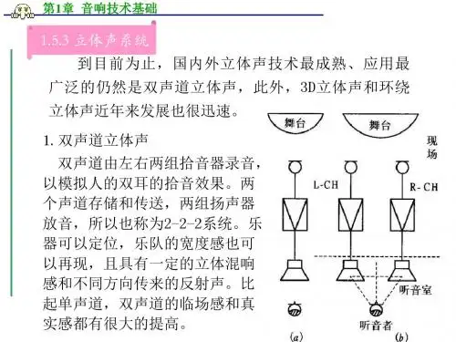 现代音响与调音技术课件第4次课