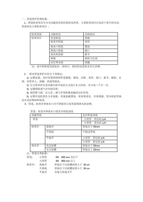 排水管道设施安全保护方案及恢复措施