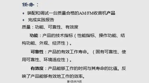 收音机的装配与调试PPT课件