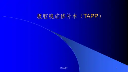 腹腔镜疝修补术(护理查房)ppt课件