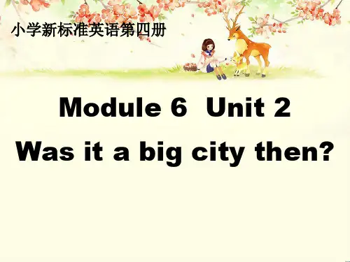 新外研版四年级下册module 6 unit 2 Was it a big city then公开课课件