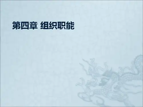 护理管理第四节组织职能ppt课件