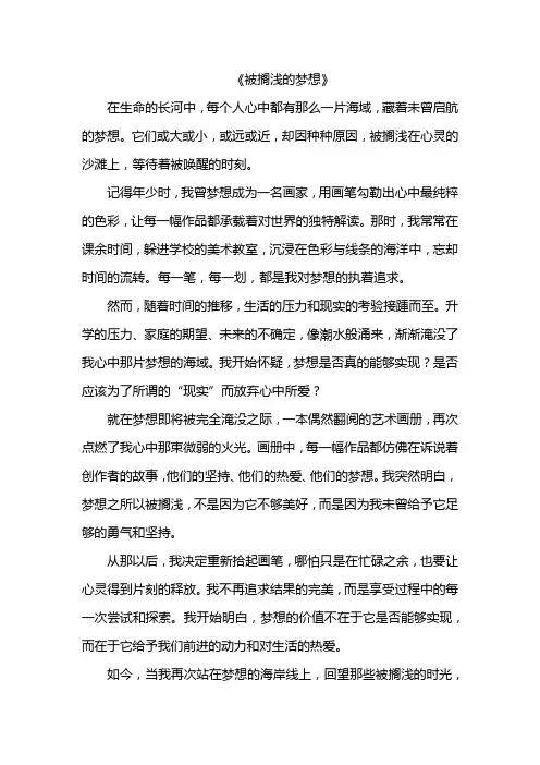 被搁浅的梦想