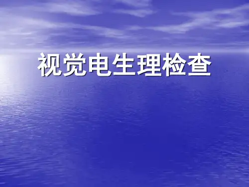 视觉电生理检查