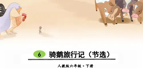 部编版小学六年级语文下册第6课《骑鹅旅行记》精美课件