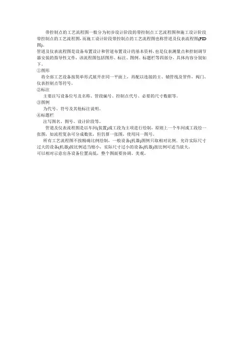 带控制点的工艺流程图