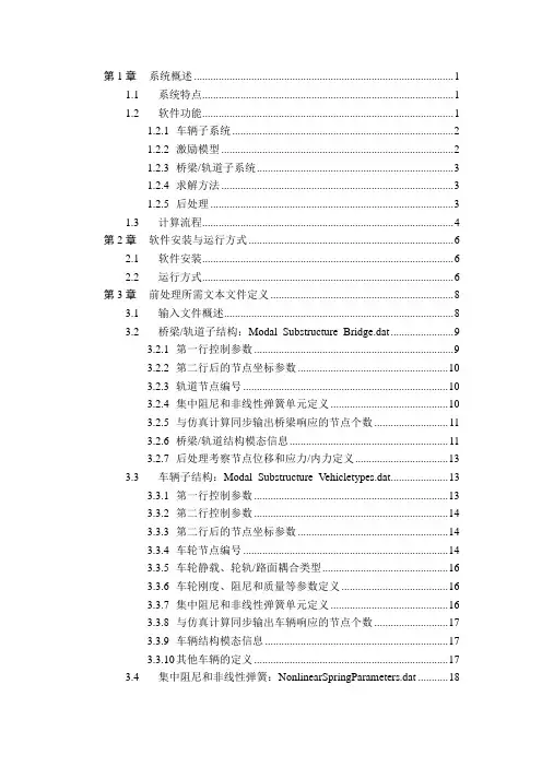 车桥耦合振动分析软件