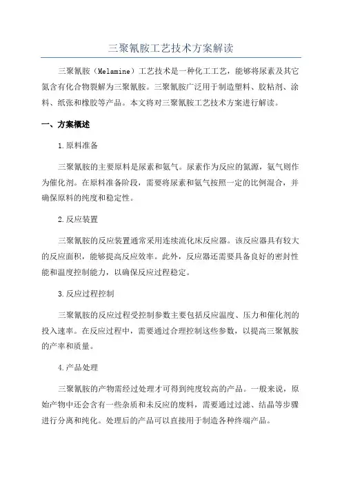 三聚氰胺工艺技术方案解读