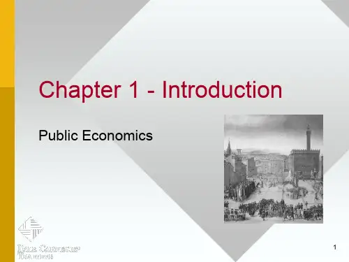 公共经济学导论(英文版精品)