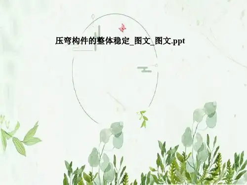 压弯构件的整体稳定_图文_图文