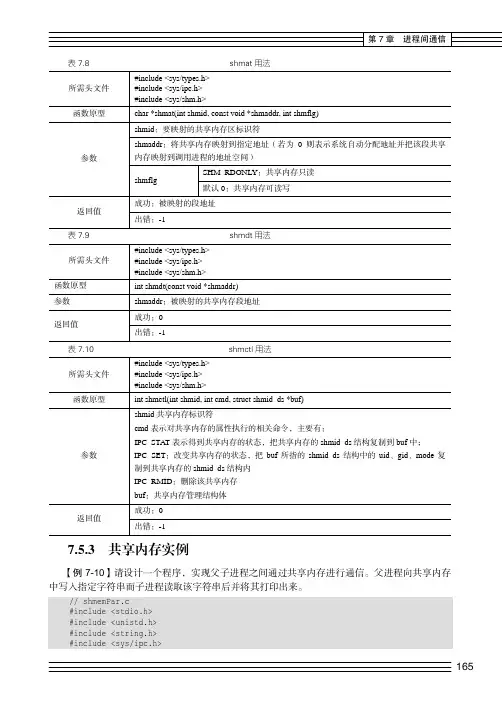 共享内存实例_Linux 编程基础_[共3页]