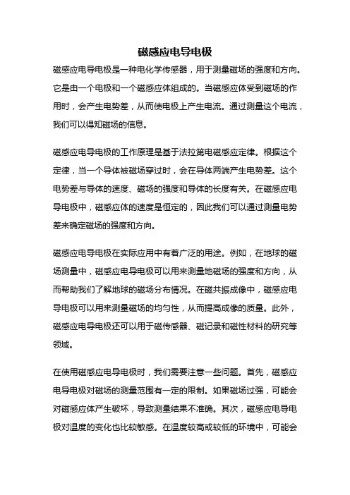 磁感应电导电极
