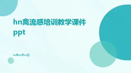 HN禽流感培训教学课件ppt