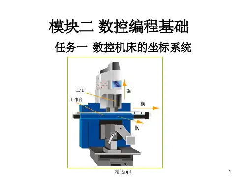 数控机床坐标系ppt课件