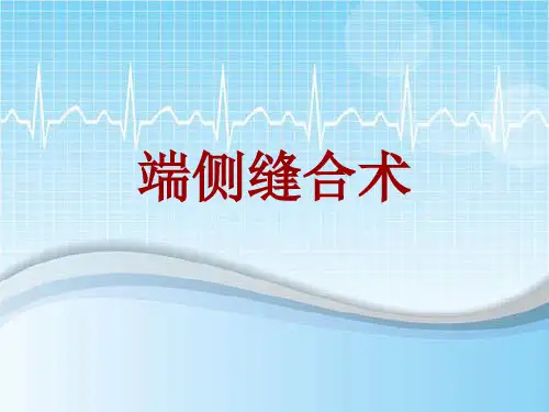 手术讲解模板：端侧缝合术