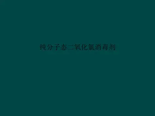 二氧化氯ppt课件
