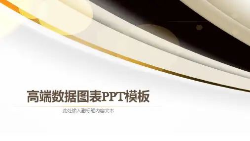 高端数据图表PPT模板