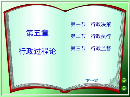 第五章行政过程论