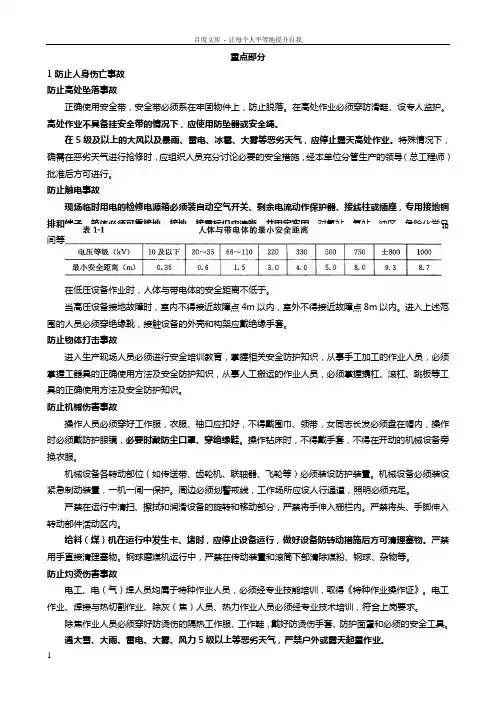 二十五项反措重点