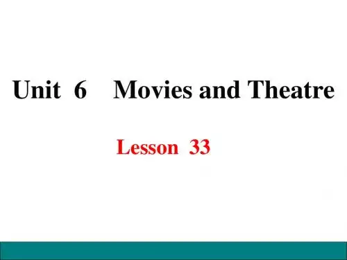 英语九年级冀教版 Lesson 33 The Fisherman and the Goldfish(Ⅰ) (共31张PPT)