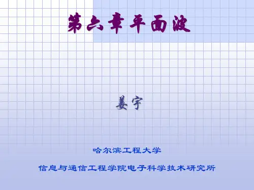 第六章-平面波详解
