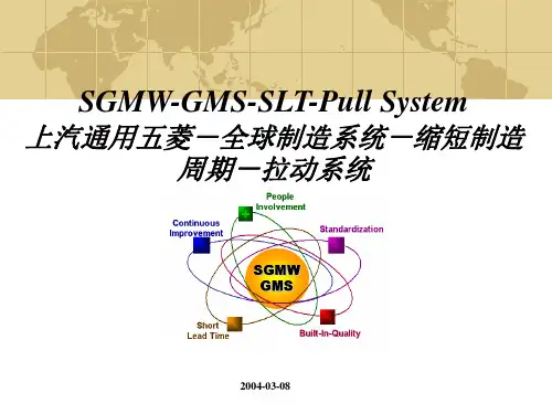 GMS拉动系统培训教案.讲义