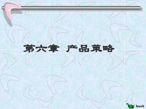 产品策略培训教材(PPT 117页)