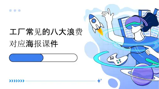 工厂常见的八大浪费对应海报课件