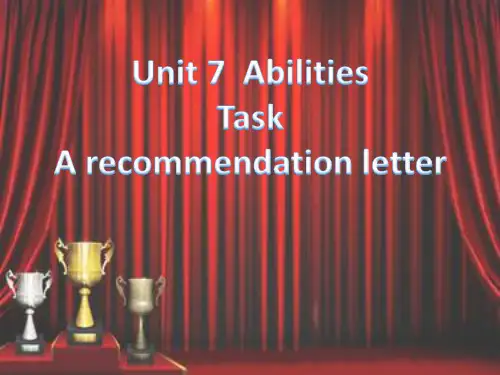 牛津7B Unit7 Abilities Task课件(共11张PPT)