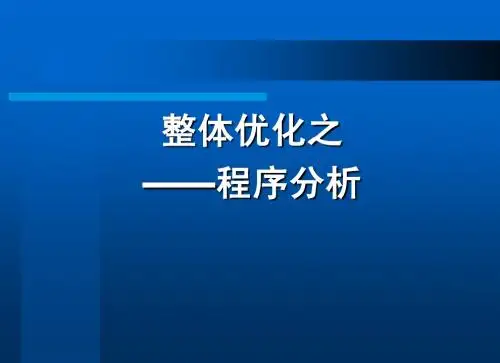 程序分析