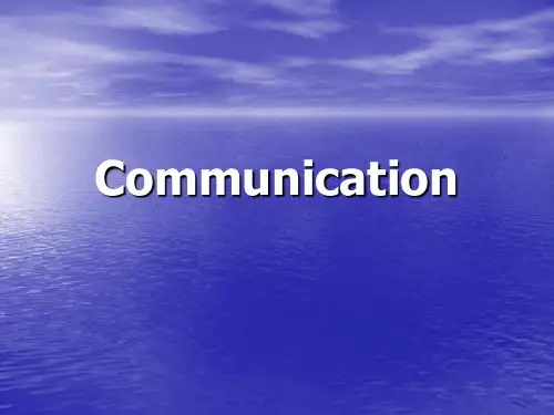 Communication