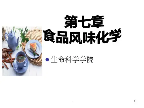 食品风味化学.PPT