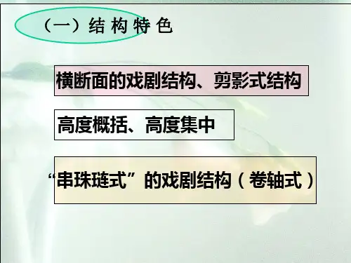 老舍茶馆-艺术特色