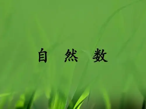 四年级上册数学课件-第5单元自然数教学-3冀教版(2014秋)