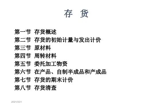 存货概述PPT课件