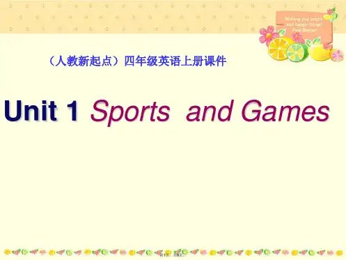 Unit1sports-and-games