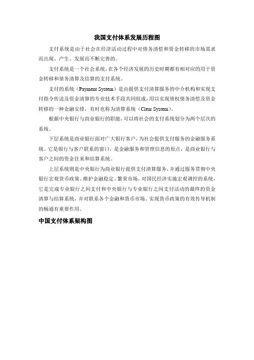 (完整版)我国支付体系发展历程图