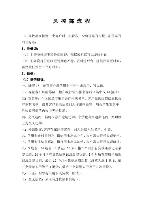 风控流程