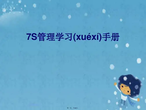 7S管理学习手册