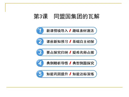 1.3 同盟国集团的瓦解 课件(人教版选修3)